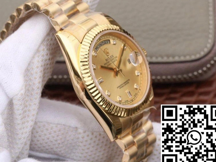 Rolex II 218238 Day-Date EW Gold Dial Factory 18K Yellow 40MM 0522